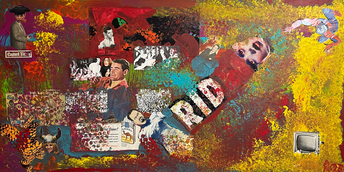 Static from Another Time | Original Mixed Media Artwork