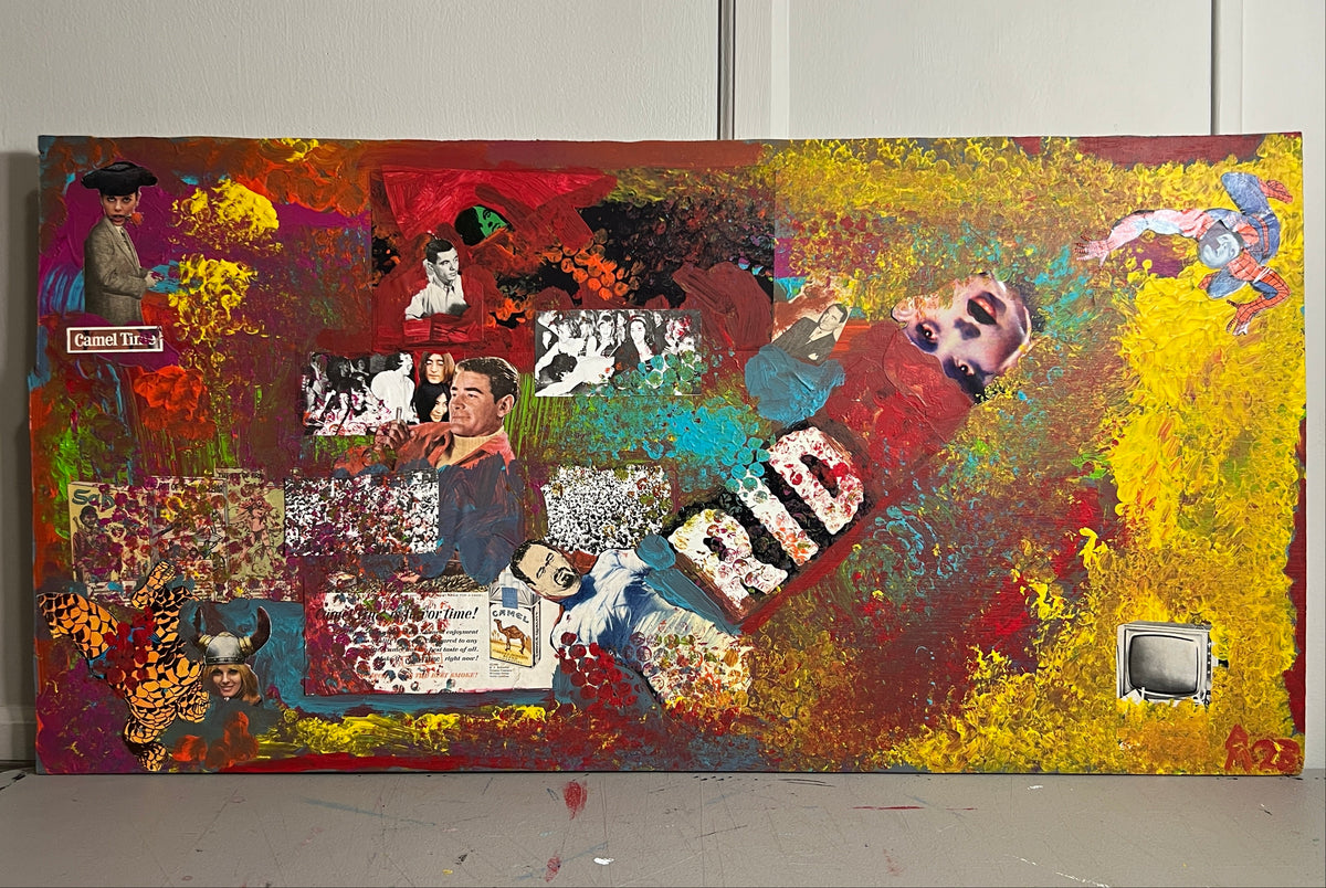 Static from Another Time | Original Mixed Media Artwork