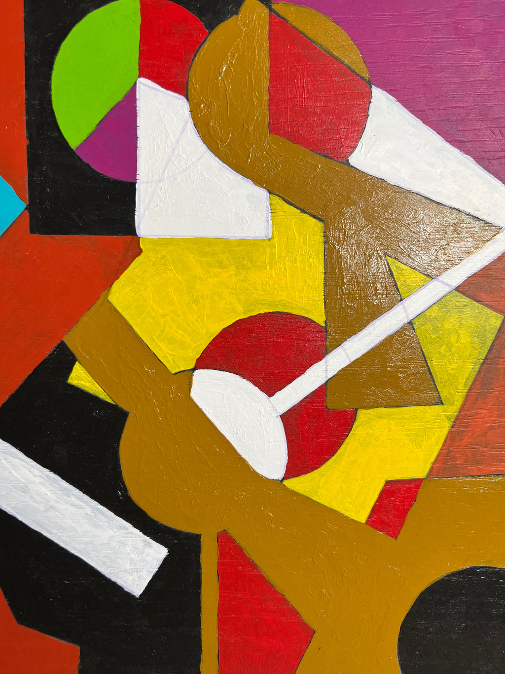 The Architecture of Play | Original Abstract Painting
